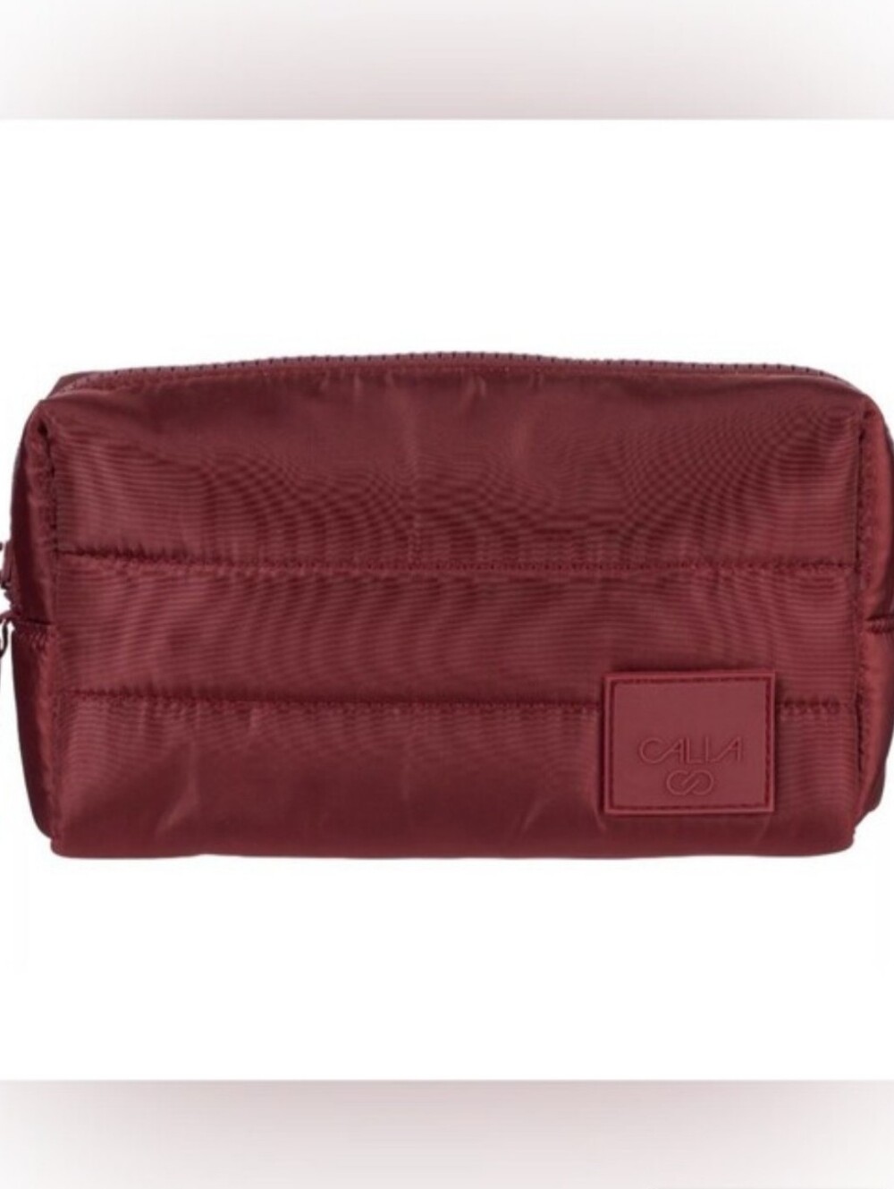 CALIA by Carrie Underwood Quilted Cosmetic Pouch in Burgundy - Picture 6 of 6